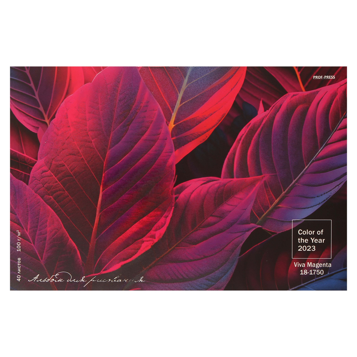 Альбом для рисования 'VIVA MAGENTA', А4 , 40 листов, 40-6152
