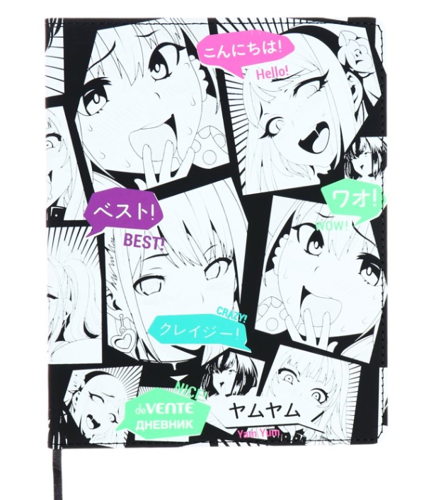 Дневник 'deVENTE. Anime Comix' универсальный блок, 48 листов, белая бумага 80 г;м², 2020460