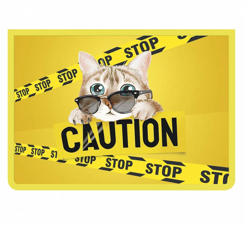 Папка для тетрадей А4 , CAUTION, ПМ-А4-29